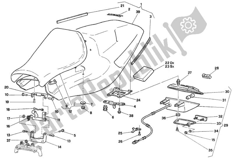 Todas las partes para Asiento Sp - Senna de Ducati Superbike 916 Senna 1995